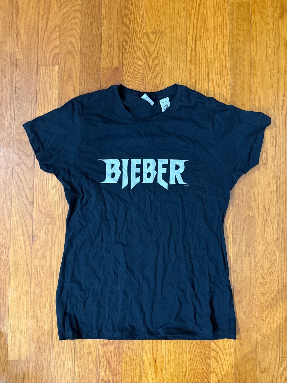 Black Graphic Justin Bieber shirt